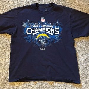 Los Angeles / San Diego Chargers 2009 AFF Champs Shirt